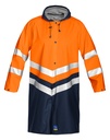 6403 Rainjacket HV Orange/Grey CL.3