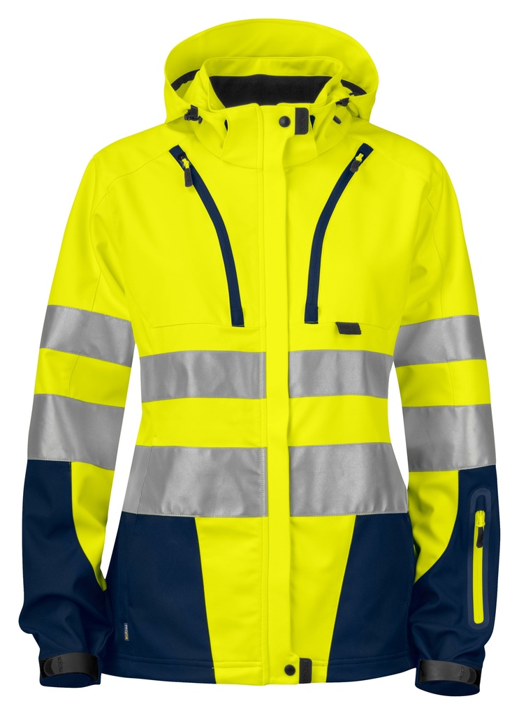 6423 Functional Jacket HV Lady Yellow/Navy