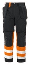 6502 Pants HV Orange/Black CL.1 D156