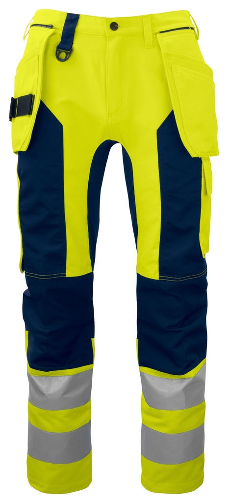 6513 Pants HV Yellow/Navy C156