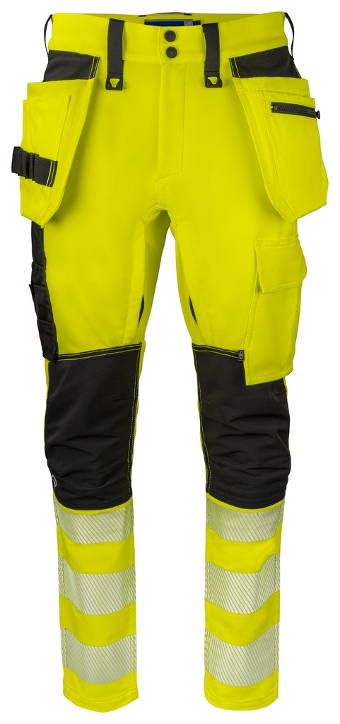 6527 Waistpant Stretch Yellow/Black C156
