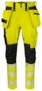 6527 Waistpant Stretch Yellow/Black C156