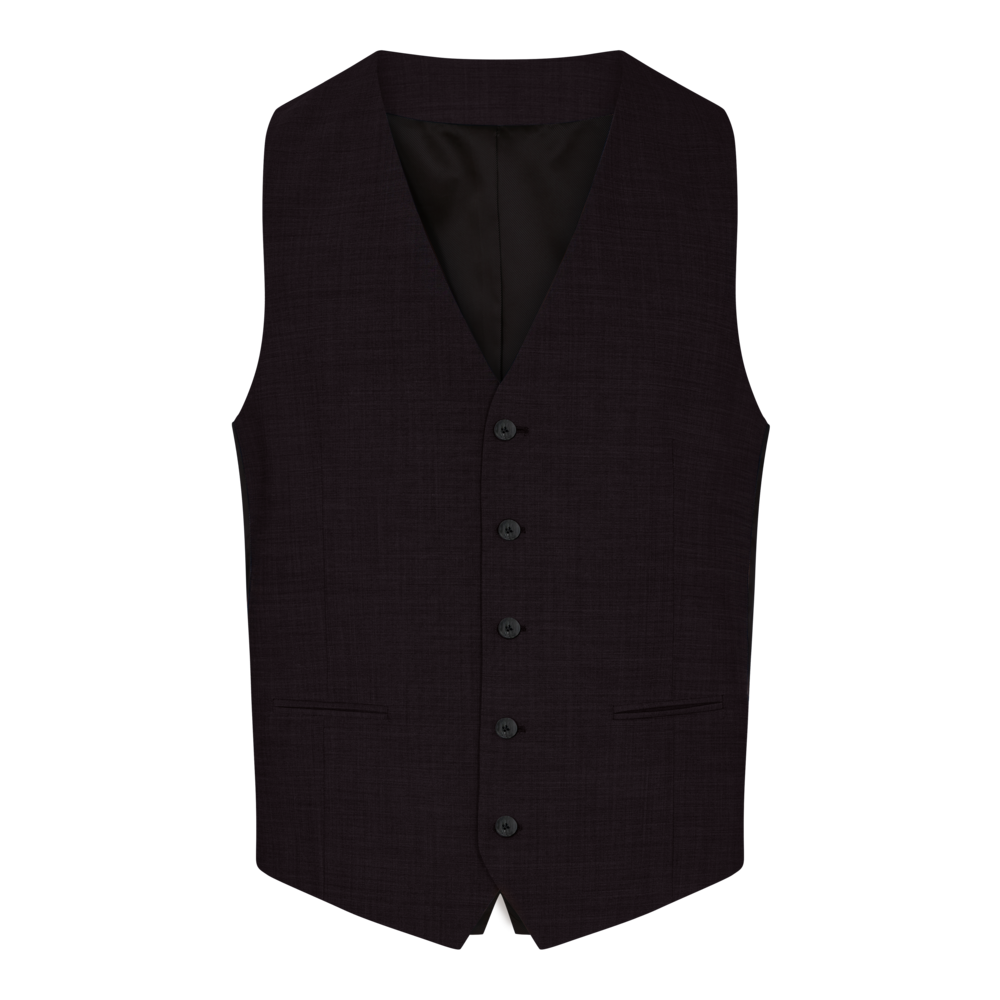 Mens Waistcoat - Burgundy