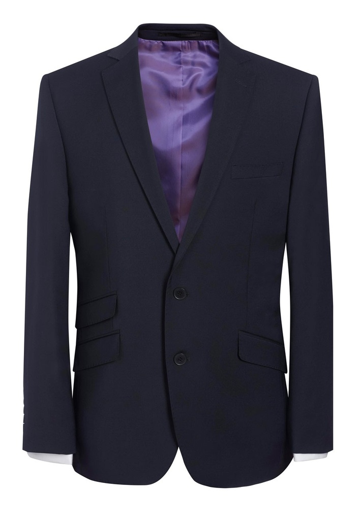 Cassino Slim Fit Jacket (Navy Plain)