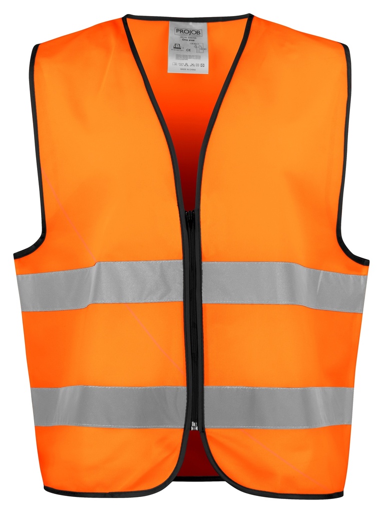 6709 VEST EN ISO 20471 CLASS 2 (Orange/Black)