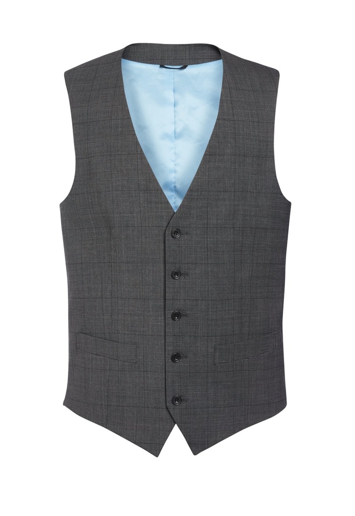 Busso waistcoat-Grey Check