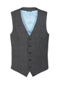 Busso waistcoat-Grey Check