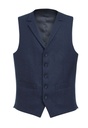 Rockwood Tweed Waistcoat-Navy H/B