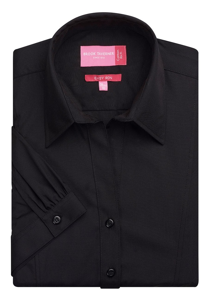 Paduli Ladies' S/S Blouse-Black