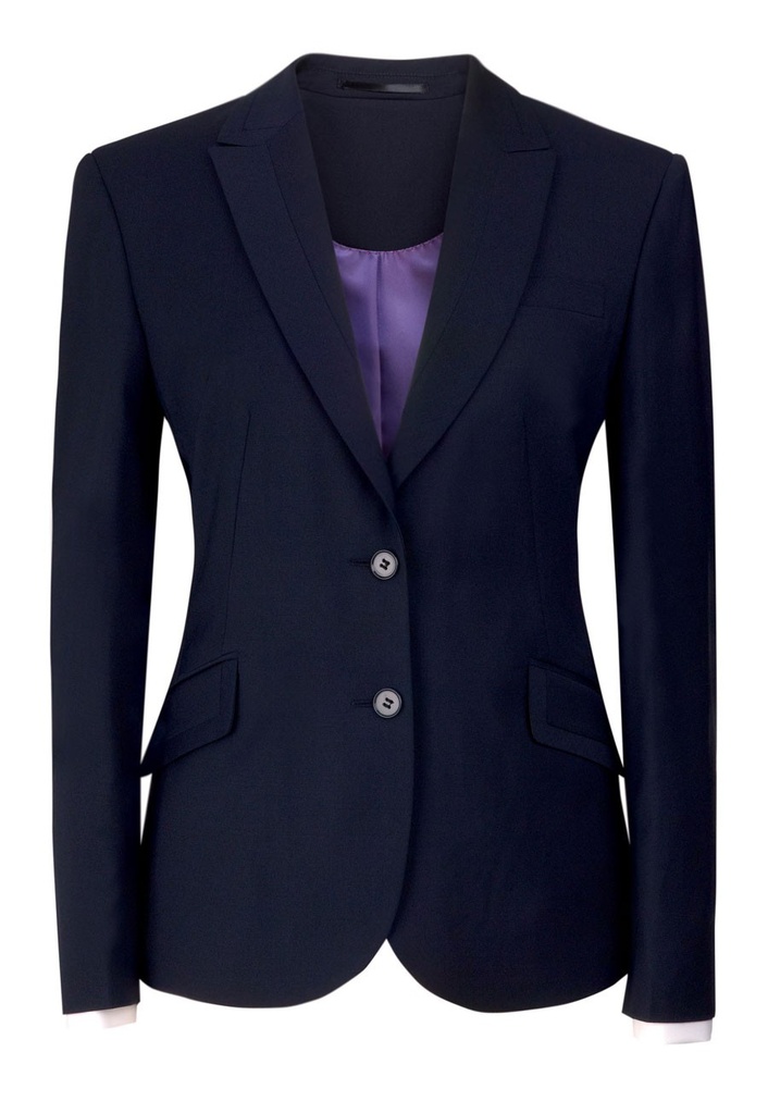 Novara Tailored Fit Jacket-Navy
