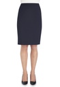Numana Straight Skirt-Navy