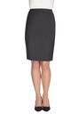 Numana Straight Skirt-Charcoal