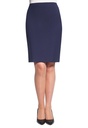 Numana Straight Skirt-Mid Blue