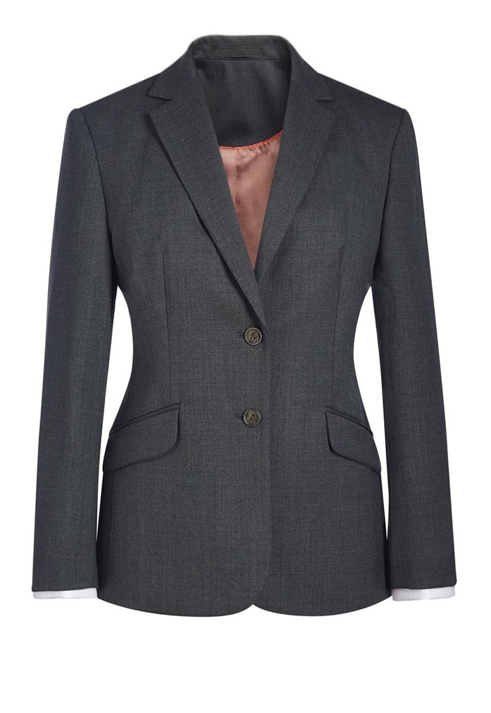 Connaught Classic Fit Jacket-Mid Grey