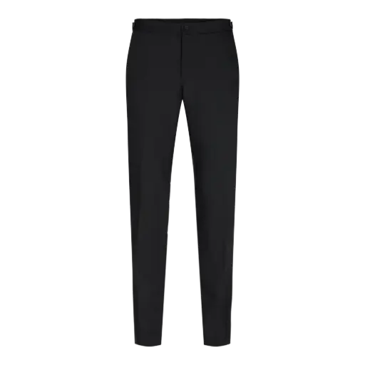Traveller Tuxedo Trousers in Modern Fit (Black)