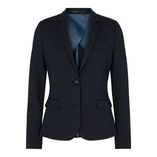 Women's Extreme Flexibility Fitted Fit Blazer (Dark Navy)