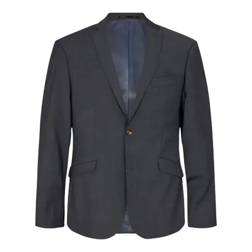 Wool Blazer in Modern Fit (Charcoal)