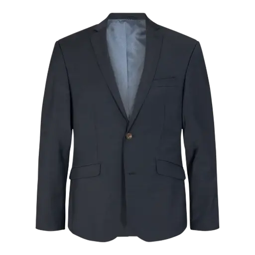 Wool Blazer in Modern Fit (Dark Navy)