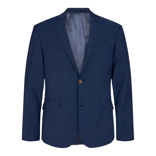 Wool Blazer in Modern Fit (Medium Blue)