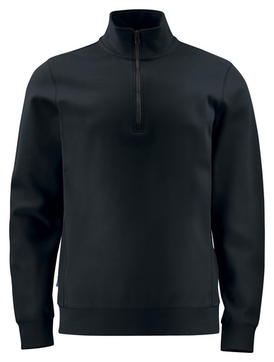 2128 SWEATSHIRT, HALF ZIP (Black)