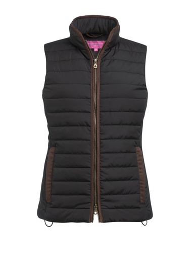 Madison Quilted Gilet (Black)