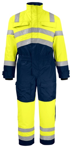 6202 COVERALL PADDED EN ISO 20471 CLASS 3 (Yellow/Navy)