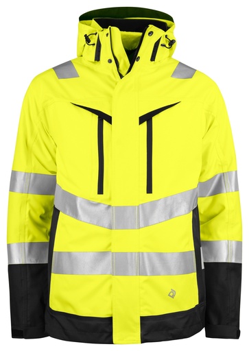 6445 FUNCTIONAL JACKET 3-IN-1 EN ISO 20471 CLASS 3/2 (Yellow/Black)