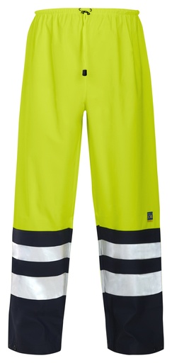 6504 RAIN TROUSERS EN ISO 20471 CLASS 2 (Yellow/Black)