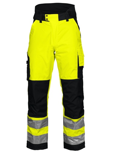 6514 PADDED WAISTPANTS EN ISO 20471 CLASS 2 (Yellow/Black)