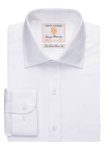 Altare Single Cuff Shirt (White H/B)
