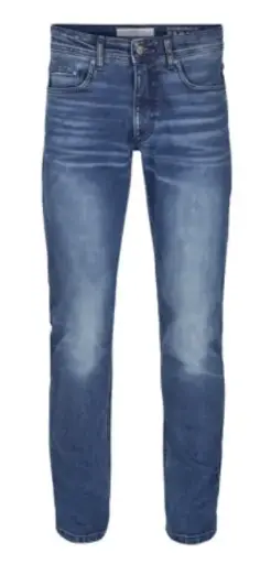 Sunwill Super Stretch Jeans in Fitted Fit (Medium Blue)