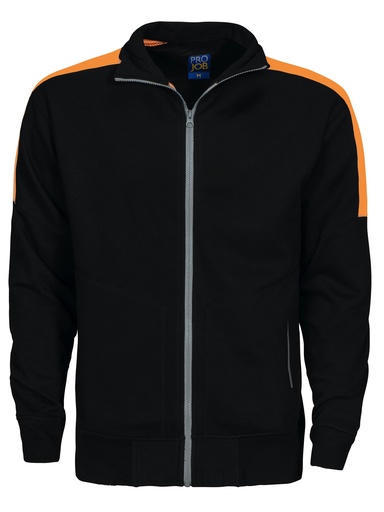 2123 Jacket Black/Orange 