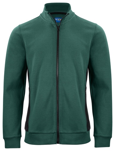 2129 Sweatshirt Full Zip FORESTGREEN