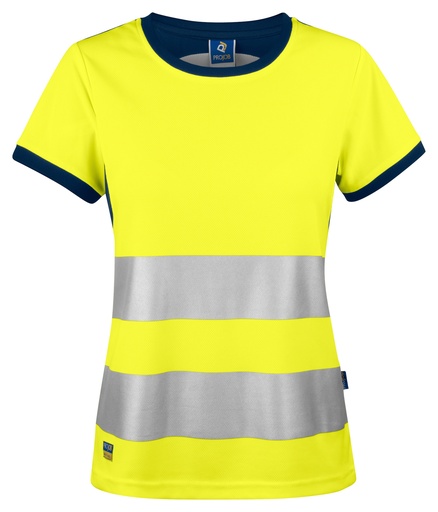 6012 Functional T-shirt Hi Viz Lad YELLOW/NAVY