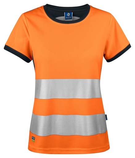 6012 Functional T-shirt Hi Viz La ORANGE/BLACK