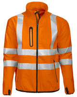 6412 Softshell Jacket HV Orange