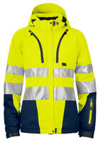 6424 Padded Jacket Lady HV Yellow/Navy