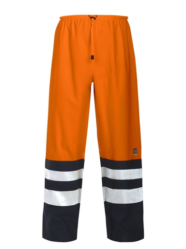 6504 Rainpants HV Orange/Grey CL.2