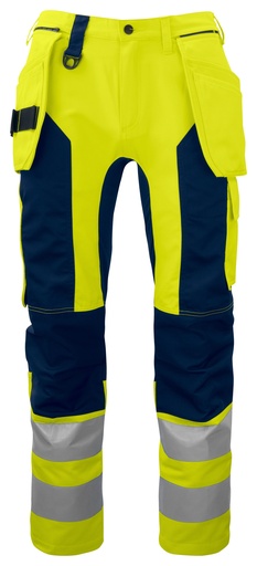 6513 Pants HV Yellow/Navy C156