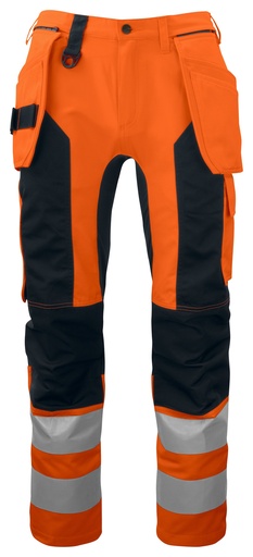 6513 Pants HV Orange/Black C156