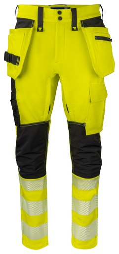6527 Waistpant Stretch Yellow/Black C156