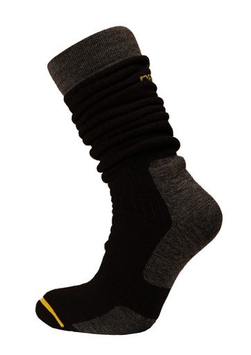 9090 Woolsocks Long Black/Grey