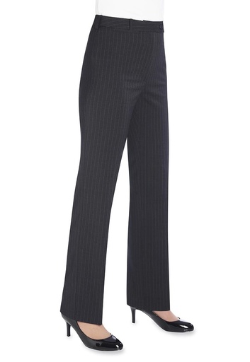 Varese Straight Leg Trouser-CHAR STR
