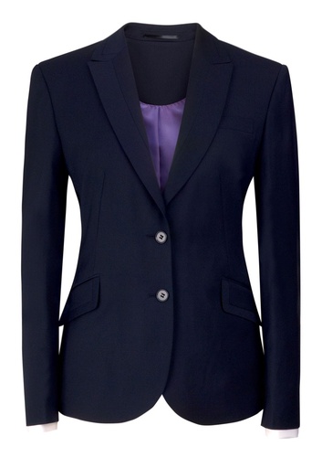 Novara Tailored Fit Jacket-Navy