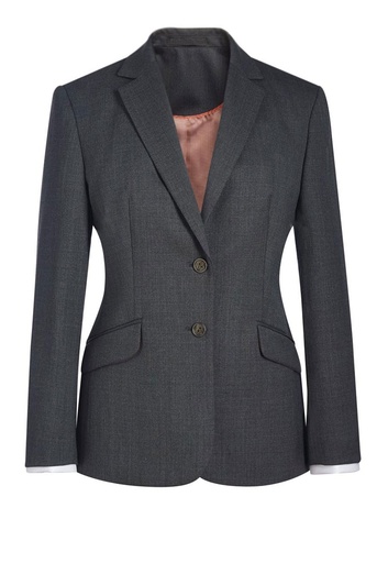 Connaught Classic Fit Jacket-Mid Grey