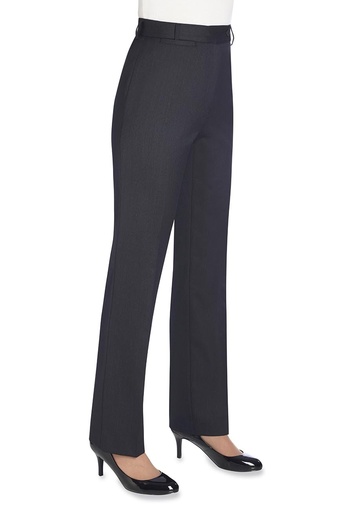 Grosvenor Straight Leg Trouser-Charcoal