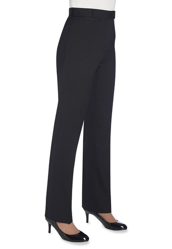 Grosvenor Straight Leg Trouser-Black
