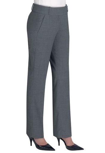 Genoa Tailored Leg Trouser-Light Grey