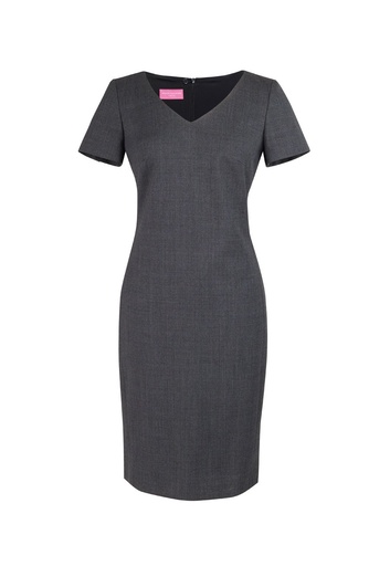 Corinthia Dress-Mid Grey