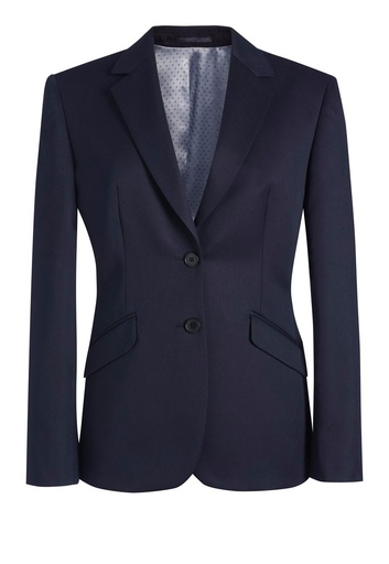 Hebe Classic Fit Jacket-Navy